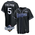 My Store LA.Dodgers #5 Freddie Freeman Player Black World Series Black Carbon Limited Home Stitched Jerseys