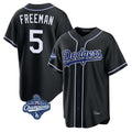 My Store LA.Dodgers #5 Freddie Freeman Player Black World Series Meet Carbon Limited Home Stitched Jerseys