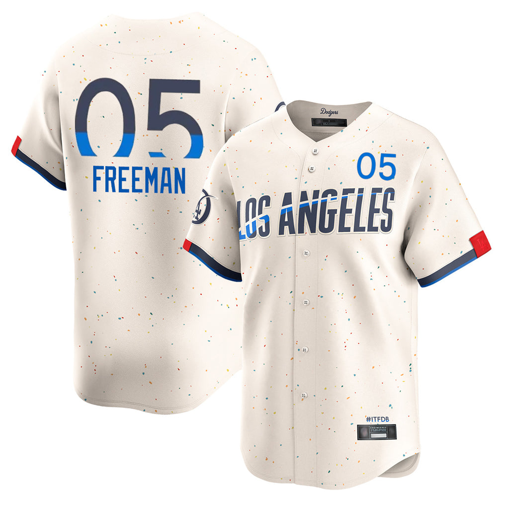 My Store LA.Dodgers #5 Freddie Freeman Player Cream City Connect Limited Home Stitched Jerseys