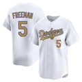 My Store LA.Dodgers #5 Freddie Freeman Player Gold Collection Limited Home Stitched Jerseys