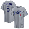 My Store LA.Dodgers #5 Freddie Freeman Player Gray Game Home Stitched Jerseys