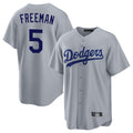 My Store LA.Dodgers #5 Freddie Freeman Player Gray Game Stitched Jerseys