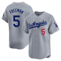 My Store LA.Dodgers #5 Freddie Freeman Player Gray Limited Home Stitched Jerseys