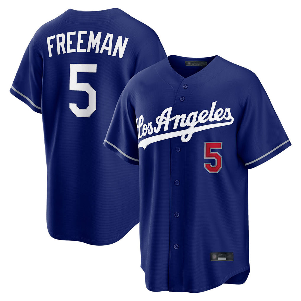 My Store LA.Dodgers #5 Freddie Freeman Player Royal Game Home Stitched Jerseys