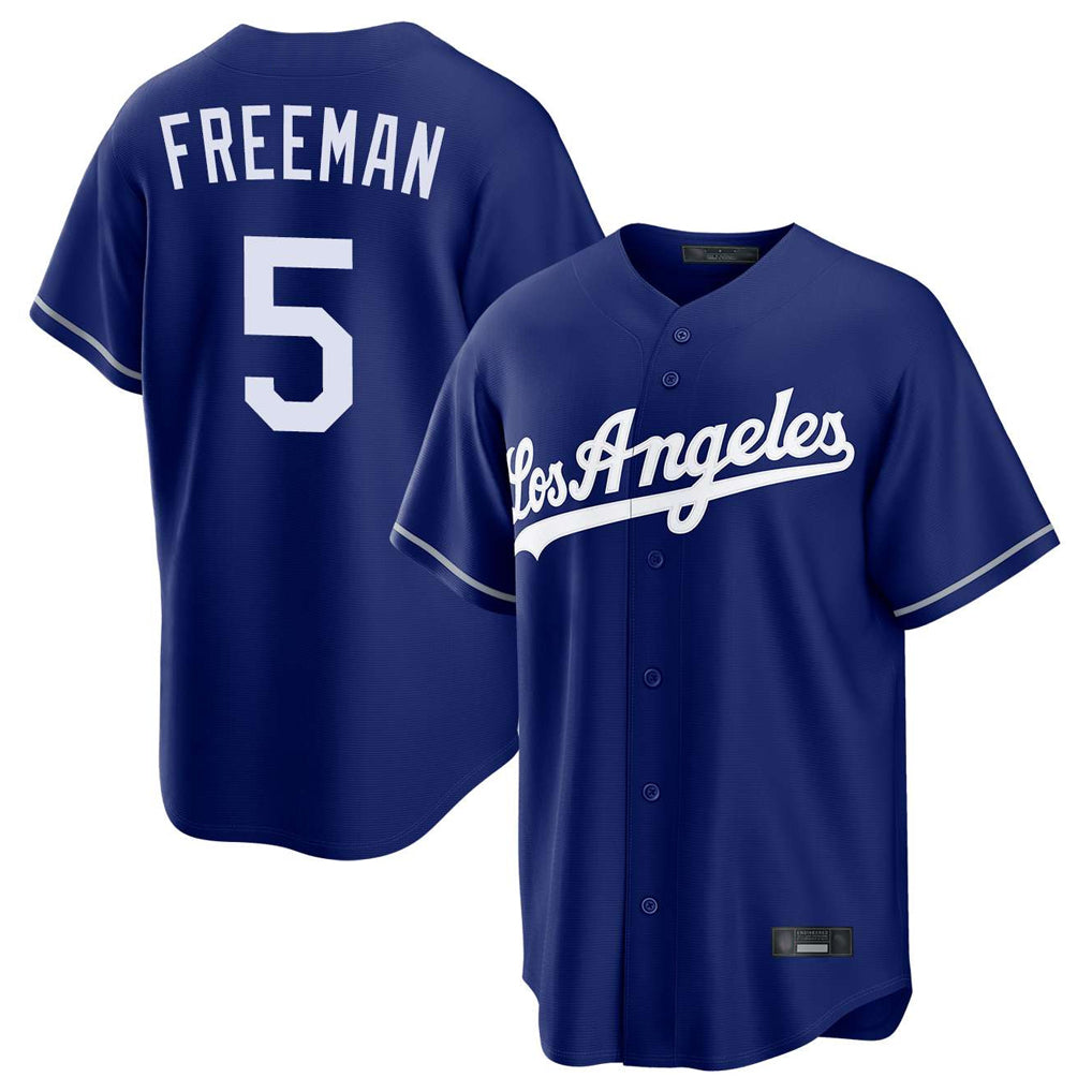My Store LA.Dodgers #5 Freddie Freeman Player Royal Game Stitched Jerseys