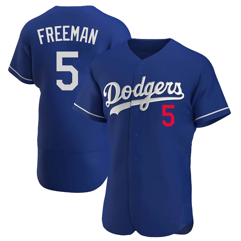 My Store LA.Dodgers #5 Freddie Freeman Player Royal Limited Elite Home Stitched Jerseys