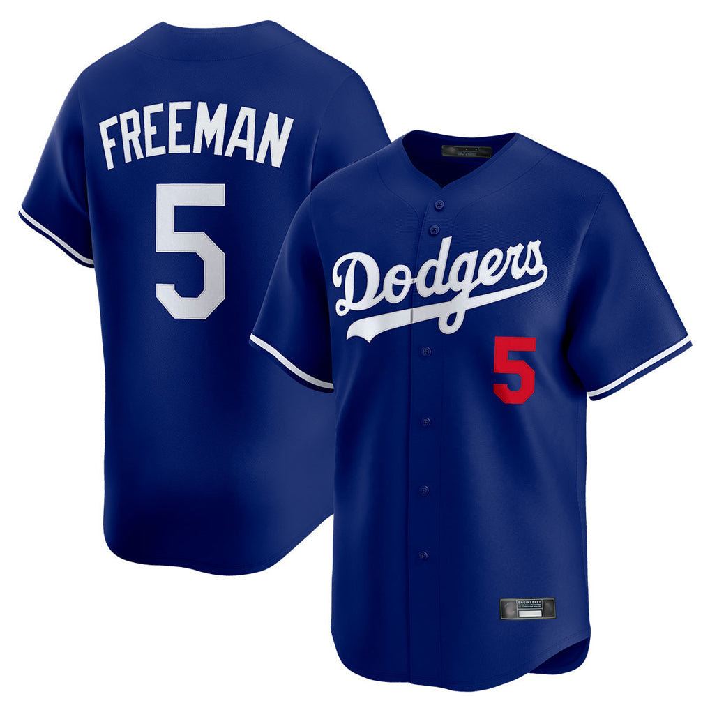 My Store LA.Dodgers #5 Freddie Freeman Player Royal Limited Home Stitched Jerseys