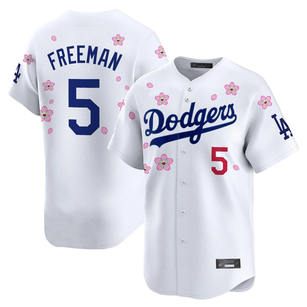 My Store LA.Dodgers #5 Freddie Freeman Player White Tokyo Series Vapor Premier Limited Stitched Jerseys