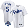My Store LA.Dodgers #5 Freddie Freeman Player White World Series Meet Game Home Stitched Jerseys