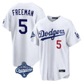 My Store LA.Dodgers #5 Freddie Freeman Player White World Series Meet Home Game Stitched Jerseys