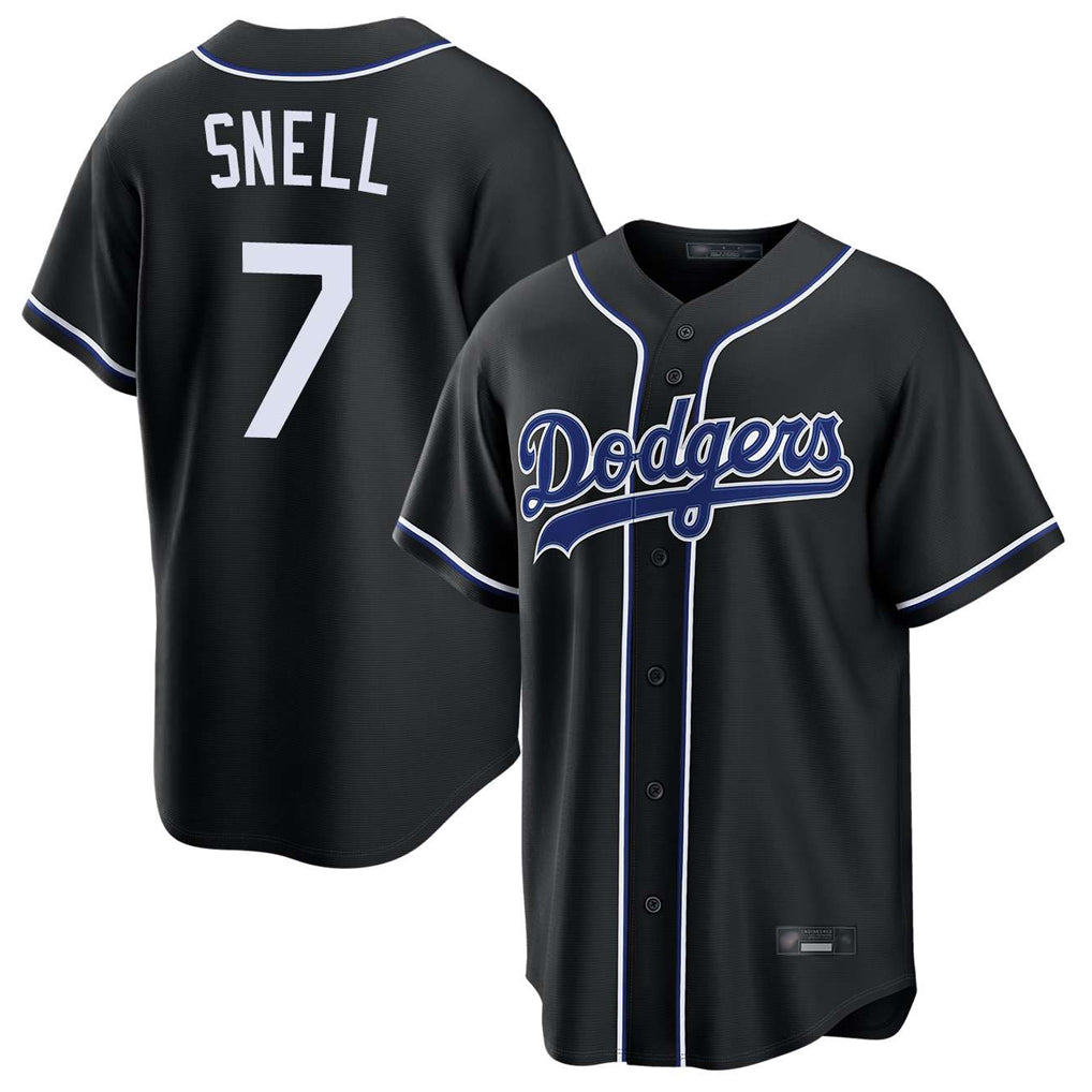 My Store LA.Dodgers #7 Blake Snell Player Black Carbon Limited Home Stitched Jerseys