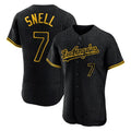 My Store LA.Dodgers #7 Blake Snell Player Black Snake Skin City Limited Elite Home Stitched Jerseys