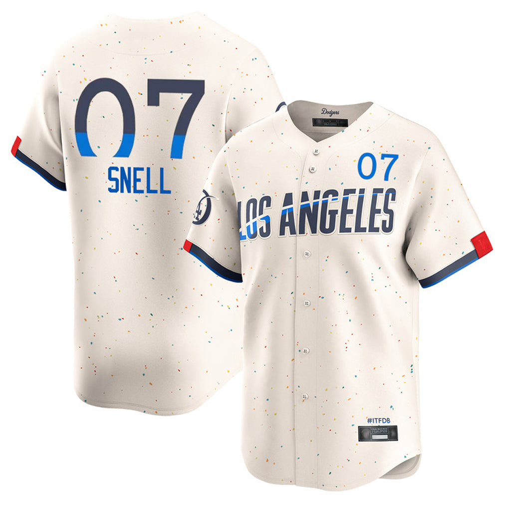 My Store LA.Dodgers #7 Blake Snell Player Cream City Connect Limited Home Stitched Jerseys