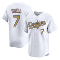 My Store LA.Dodgers #7 Blake Snell Player Gold Collection Limited Home Stitched Jerseys