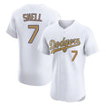 My Store LA.Dodgers #7 Blake Snell Player Gold Limited Elite Home Stitched Jerseys