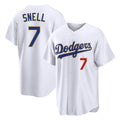 My Store LA.Dodgers #7 Blake Snell Player Gold White 2026 Collection Stadium Limited Stitched Jerseys