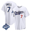 My Store LA.Dodgers #7 Blake Snell Player Gold White 2026 Collection Stadium Limited World Series Meet Stitched Jerseys