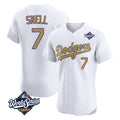 My Store LA.Dodgers #7 Blake Snell Player Gold World Series Limited Elite Home Stitched Jerseys