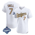 My Store LA.Dodgers #7 Blake Snell Player Gold World Series Meet Limited Elite Home Stitched Jerseys