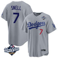 My Store LA.Dodgers #7 Blake Snell Player Gray Game World Series Home Stitched Jerseys