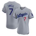 My Store LA.Dodgers #7 Blake Snell Player Gray Limited Elite Home Stitched Jerseys