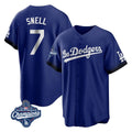 My Store LA.Dodgers #7 Blake Snell Player Royal City Connect Game World Series Meet Stitched Jerseys