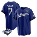 My Store LA.Dodgers #7 Blake Snell Player Royal City Connect Game World Series Stitched Jerseys