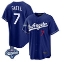 My Store LA.Dodgers #7 Blake Snell Player Royal Game World Series Meet Home Stitched Jerseys