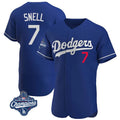 My Store LA.Dodgers #7 Blake Snell Player Royal Limited Elite World Series Meet Home Stitched Jerseys