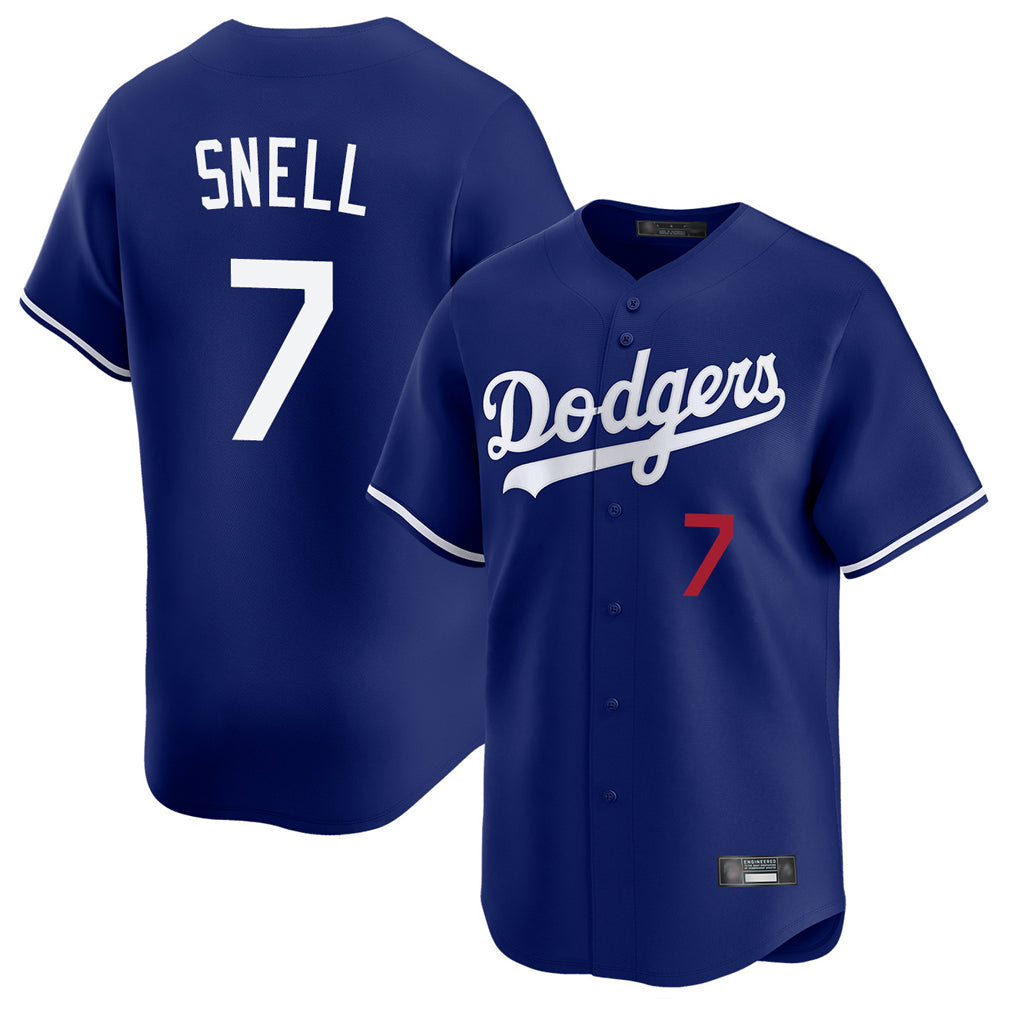 My Store LA.Dodgers #7 Blake Snell Player Royal Limited Home Stitched Jerseys