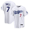 My Store LA.Dodgers #7 Blake Snell Player White Game Home Stitched Jerseys