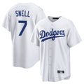 My Store LA.Dodgers #7 Blake Snell Player White Game Stitched Jerseys