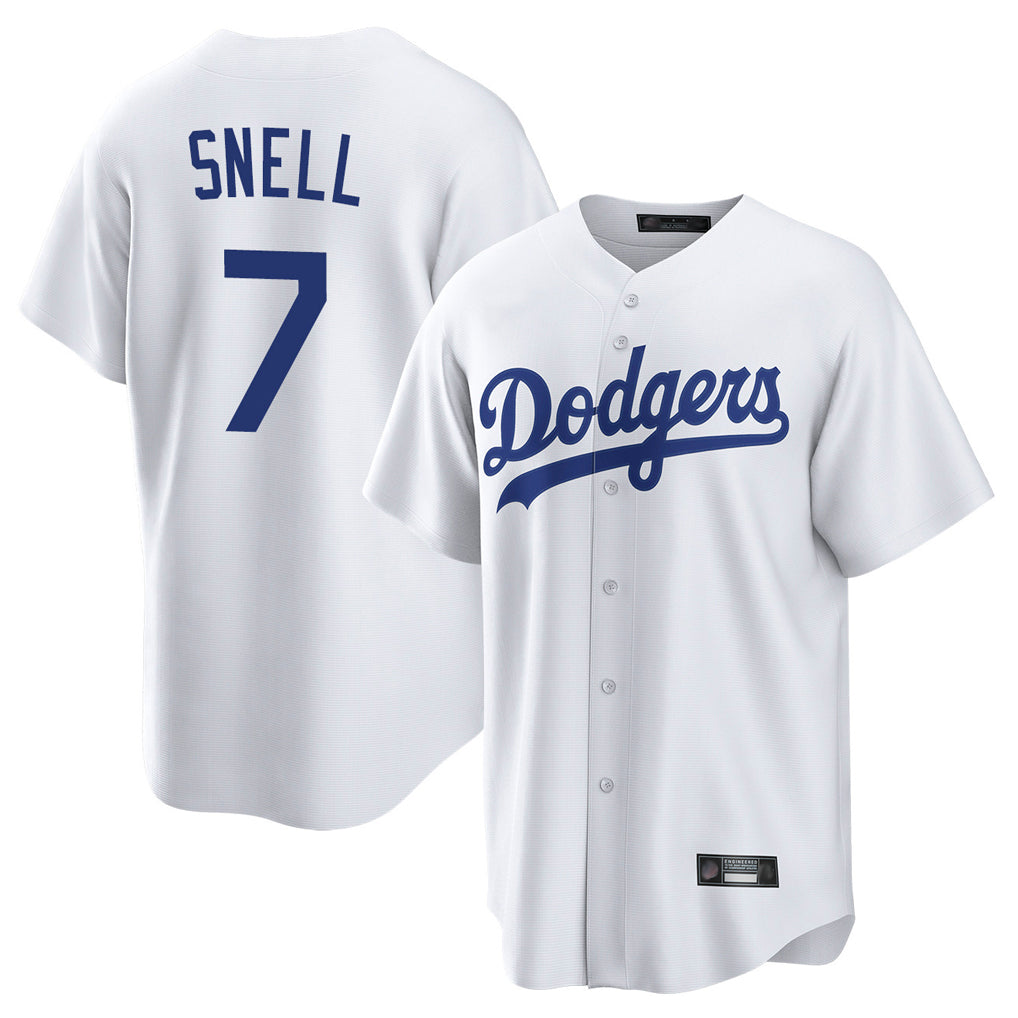 My Store LA.Dodgers #7 Blake Snell Player White Game Stitched Jerseys
