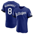 My Store LA.Dodgers #8 Enrique Hern¨¢ndez Player Royal City Connect Elite Home Stitched Jerseys