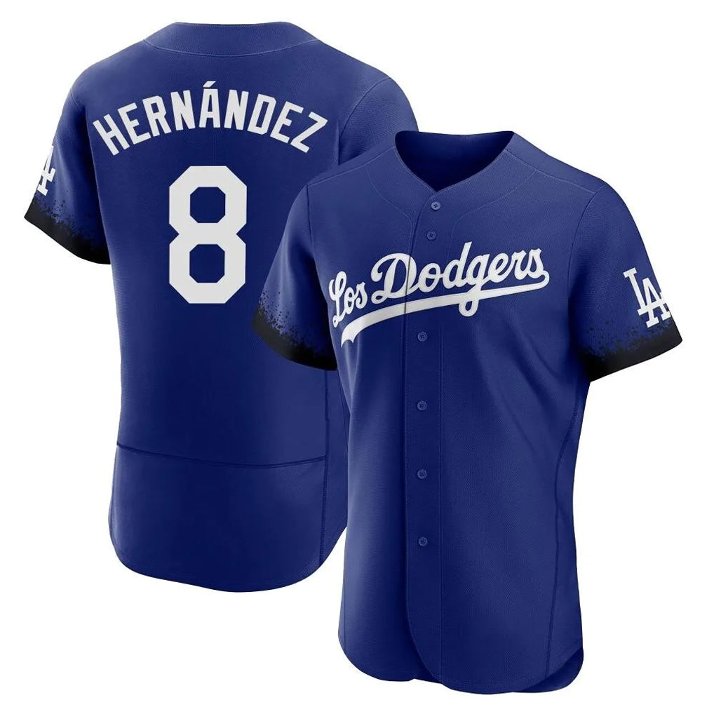 My Store LA.Dodgers #8 Enrique Hern¨¢ndez Player Royal City Connect Elite Home Stitched Jerseys