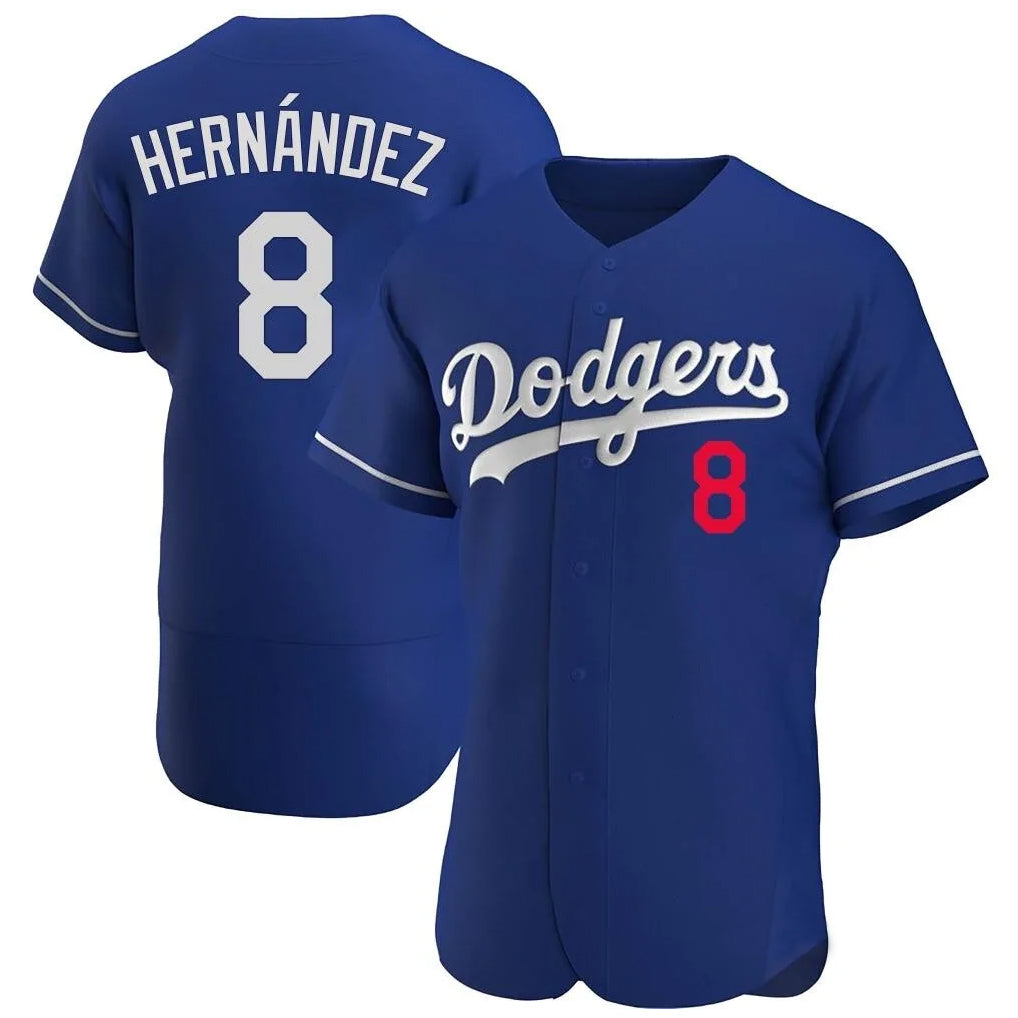 My Store LA.Dodgers #8 Enrique Hern¨¢ndez Player Royal Limited Elite Home Stitched Jerseys