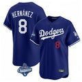 My Store LA.Dodgers #8 Enrique Hern¨¢ndez Player Royal World Series Meet Limited Home Stitched Jerseys