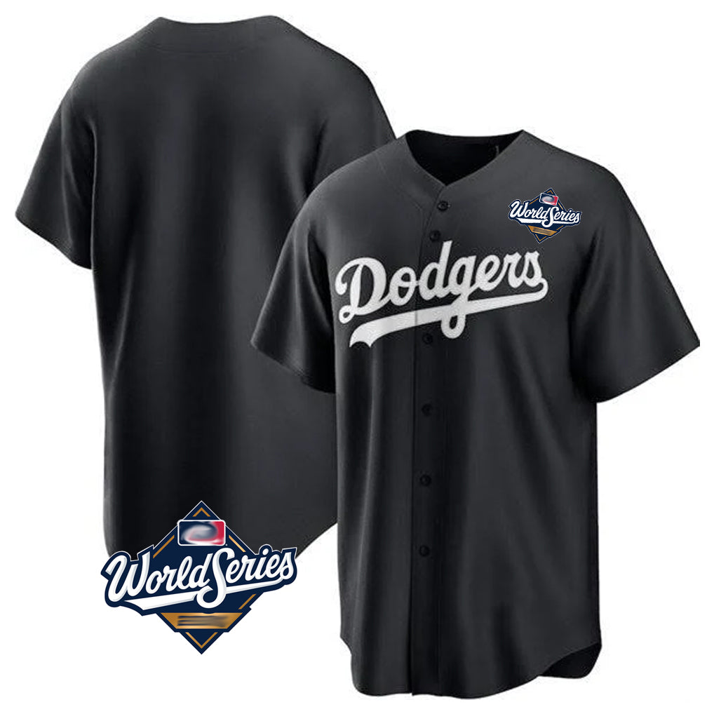 My Store LA.Dodgers ## Dodgers Blank Player Black Pitch Fashion World Series T-shirt Stitched Jerseys