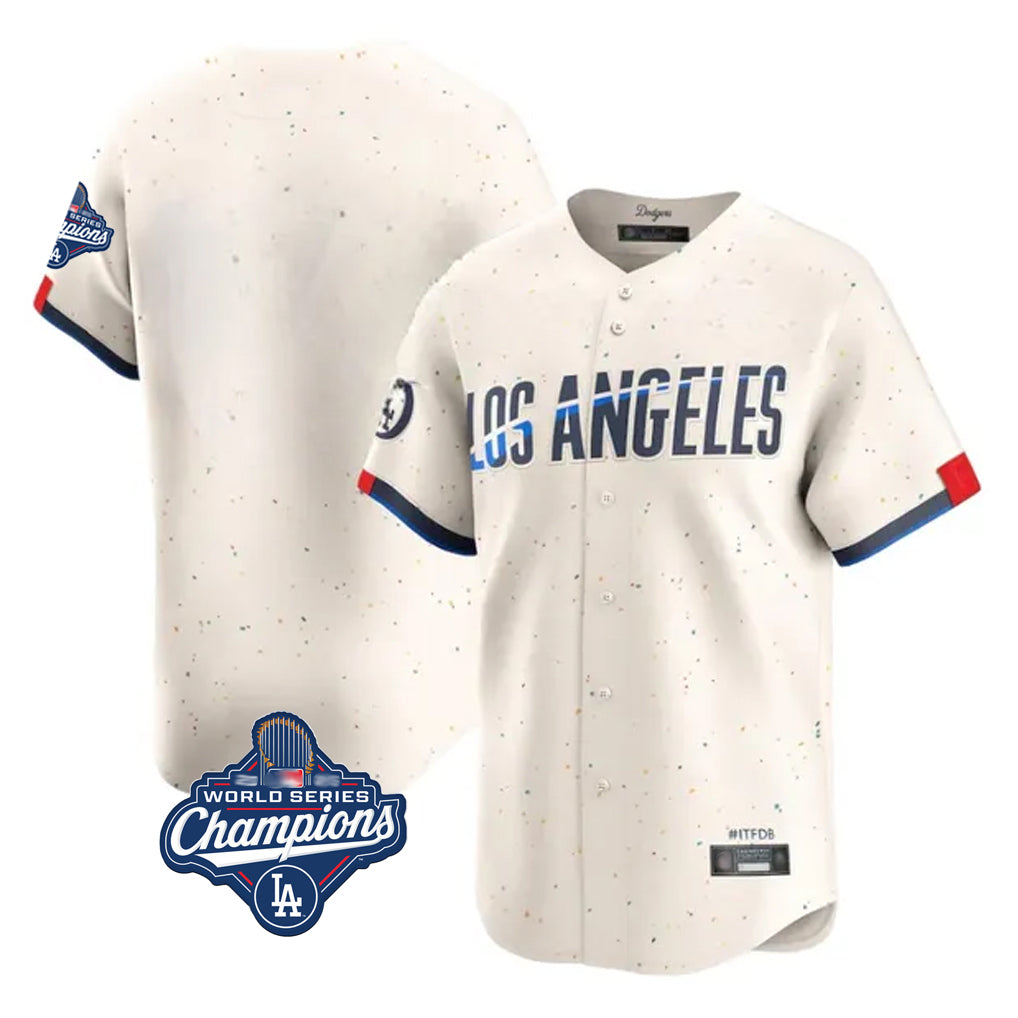 My Store LA.Dodgers ## Dodgers Blank Player Cream City Connect Limited Home World Series Meet Stitched Jerseys