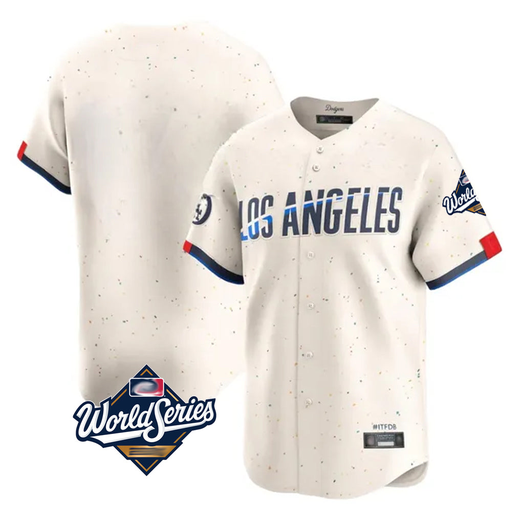 My Store LA.Dodgers ## Dodgers Blank Player Cream City Connect Limited Home World Series Stitched Jerseys