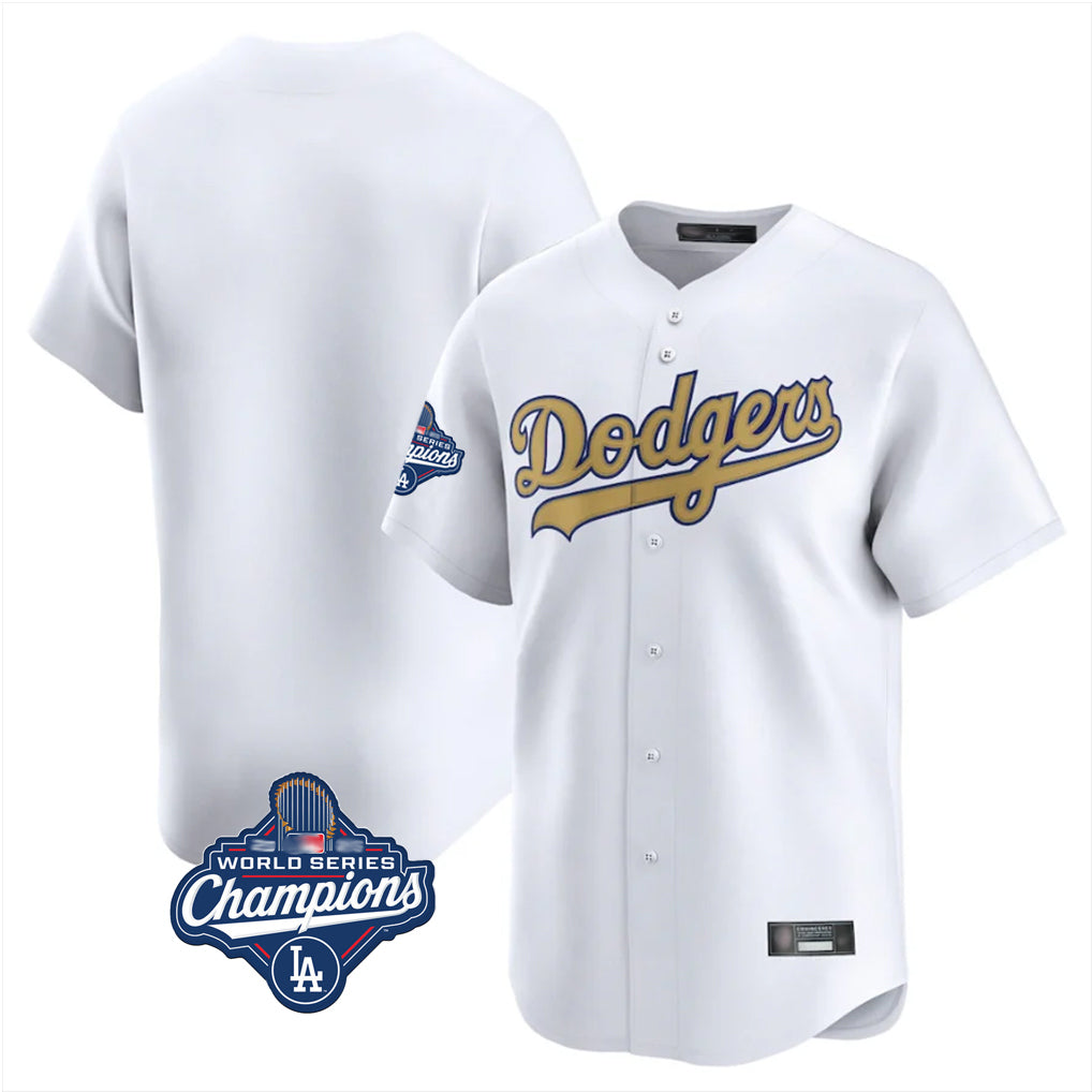 My Store LA.Dodgers ## Dodgers Blank Player Gold Collection Limited Home World Series Meet Stitched Jerseys