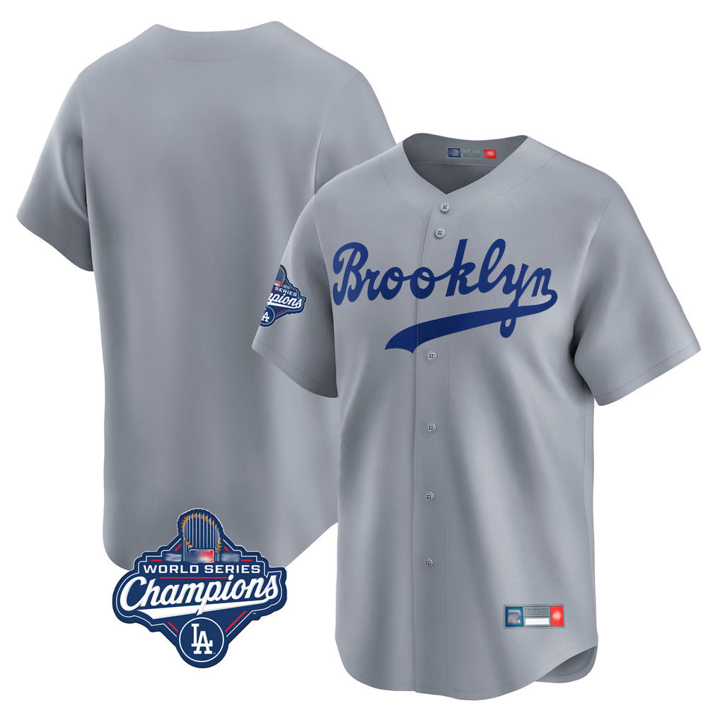 My Store LA.Dodgers ## Dodgers Blank Player Gray Game Limited Home World Series Meet Stitched Jerseys