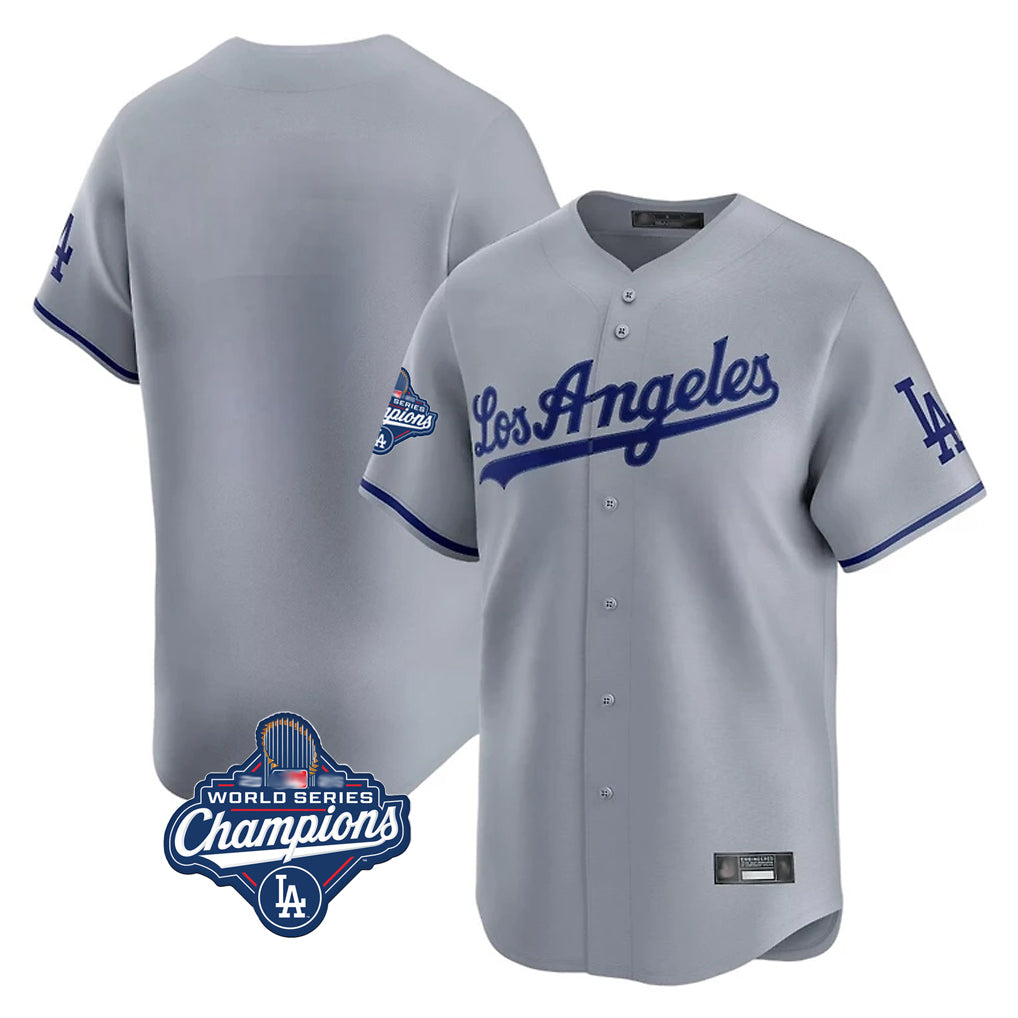 My Store LA.Dodgers ## Dodgers Blank Player Gray Limited Game World Series Meet Stitched Jerseys