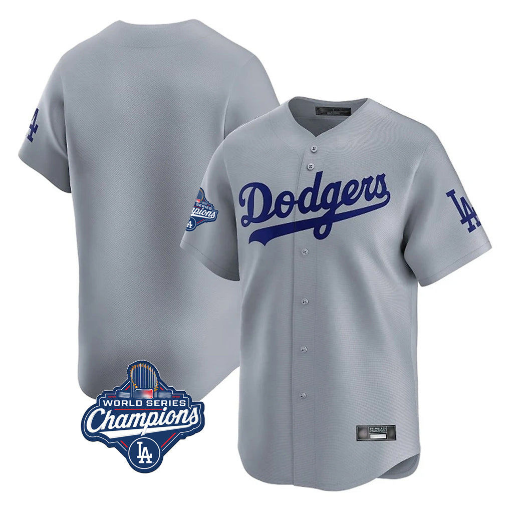 My Store LA.Dodgers ## Dodgers Blank Player Gray Limited Home World Series Meet Stitched Jerseys