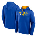 My Store LA.Rams Royal Pullover Hoodie Limited Game Blank Player Stitched Jerseys