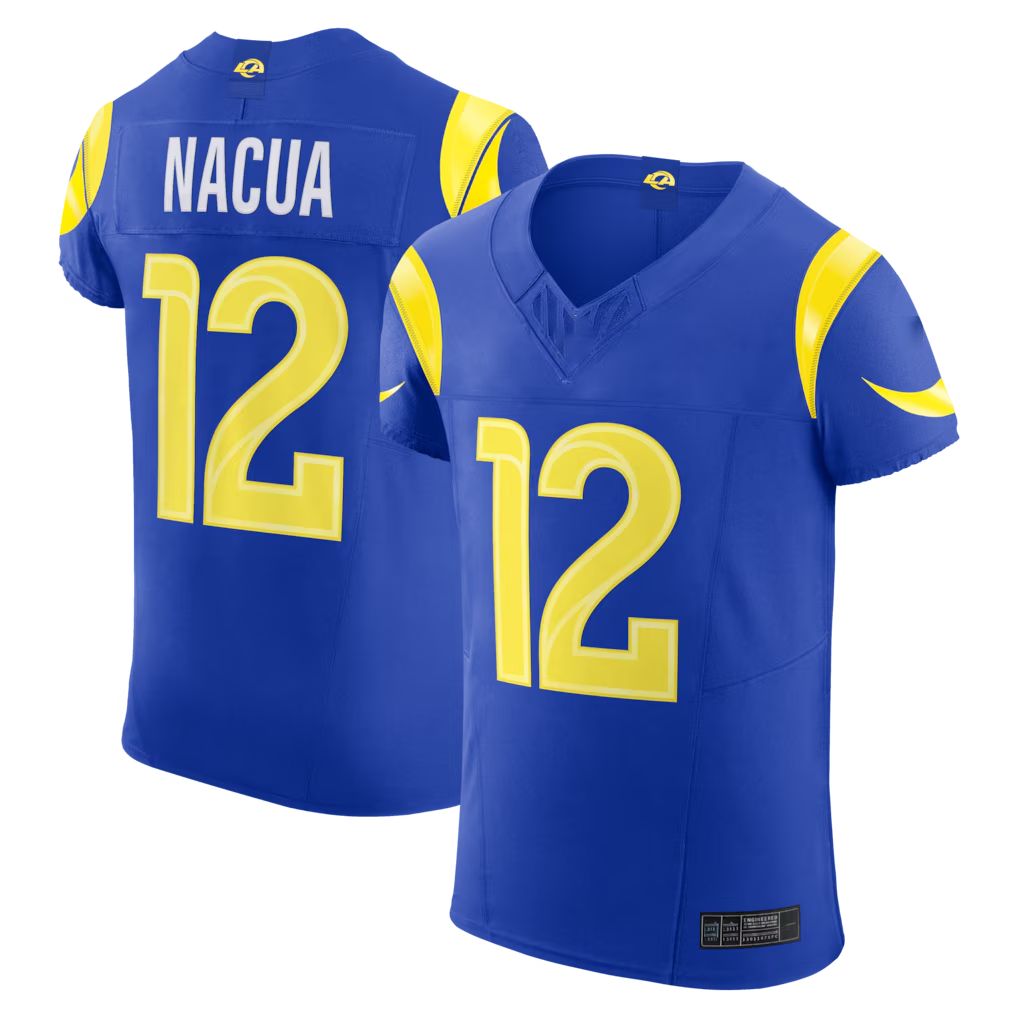 My Store LA.Rams #12 Puka Nacua Royal Team Vapor F.U.S.E. Elite Stitched Jerseys