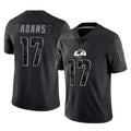 My Store LA.Rams #17 Davante Adams Player Black Limited Reflective Home Game Stitched Jerseys