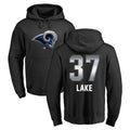 My Store LA.Rams #37 Quentin Lake Player Black Pullover Hoodie Limited Game Stitched Jerseys