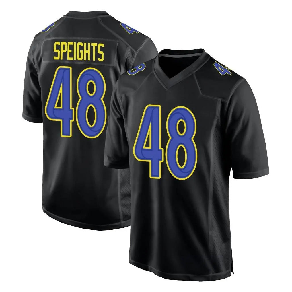 My Store LA.Rams #48 Omar Speights Player Black Fashion Limited Home Game Stitched Jerseys