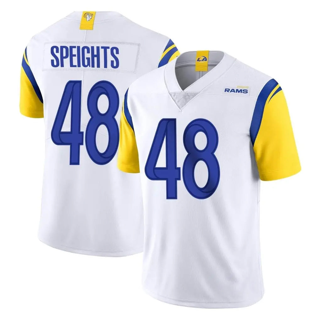 My Store LA.Rams #48 Omar Speights Player White Limited Vapor Untouchable Home Game Stitched Jerseys